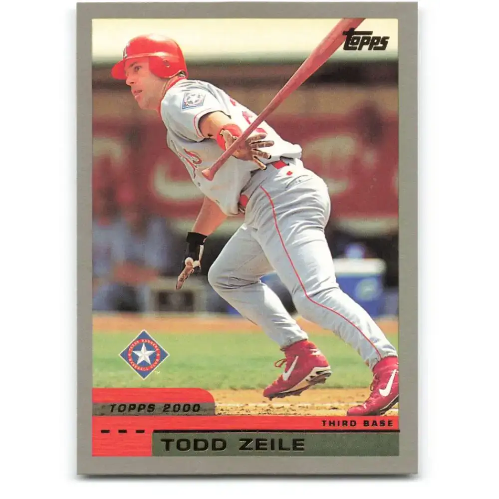 2000 Topps #121 Todd Zeile EX Excellent Texas Rangers Baseball Card - Baseball Card Single