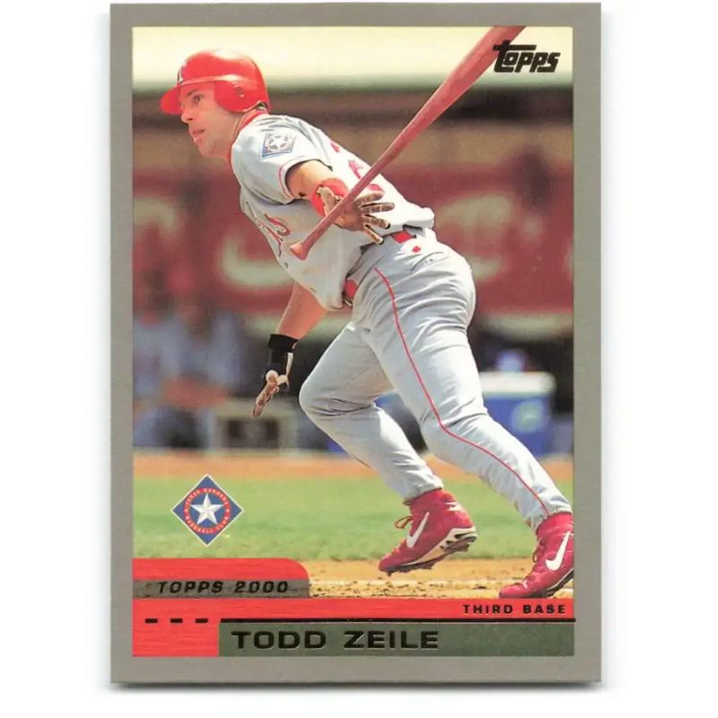 2000 Topps #121 Todd Zeile EX Excellent Texas Rangers Baseball Card - Baseball Card Single
