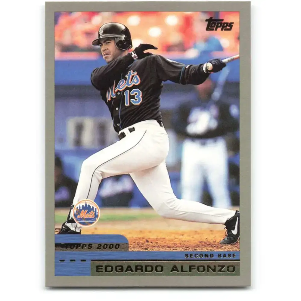 2000 Topps #122 Edgardo Alfonzo EX Excellent New York Mets Baseball Card - Baseball Card Single