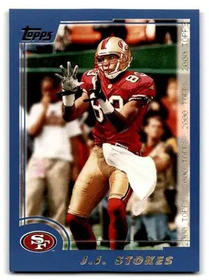 2000 Topps #123 J.J. Stokes - Football Card Single