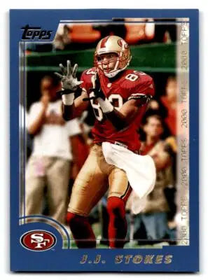 2000 Topps #123 J.J. Stokes - Football Card Single