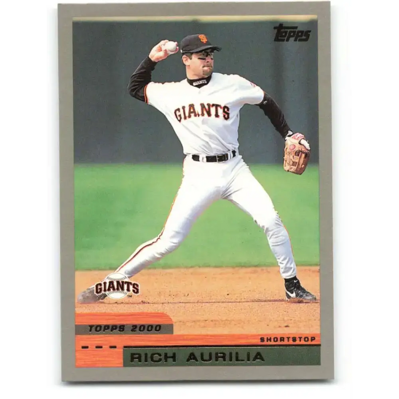 2000 Topps #124 Rich Aurilia EX Excellent San Francisco Giants Baseball Card - Baseball Card Single