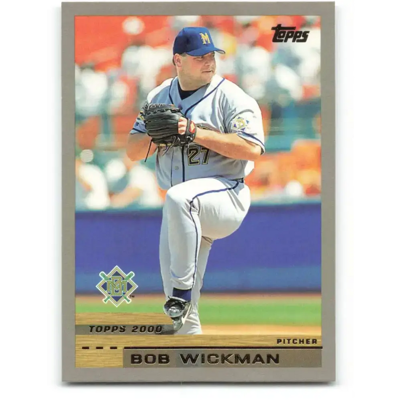 2000 Topps #126 Bob Wickman EX Excellent Milwaukee Brewers Baseball Card - Baseball Card Single