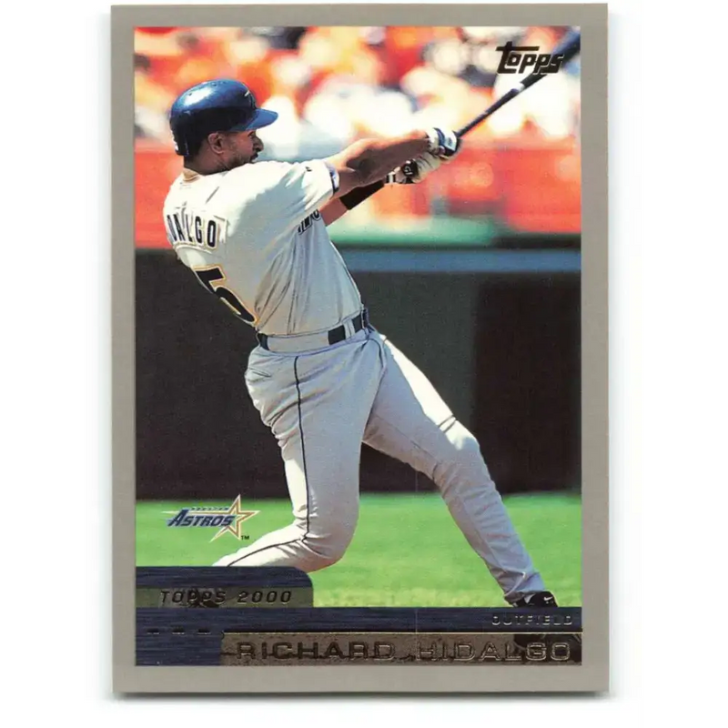 2000 Topps #127 Richard Hidalgo EX Excellent Houston Astros Baseball Card - Baseball Card Single