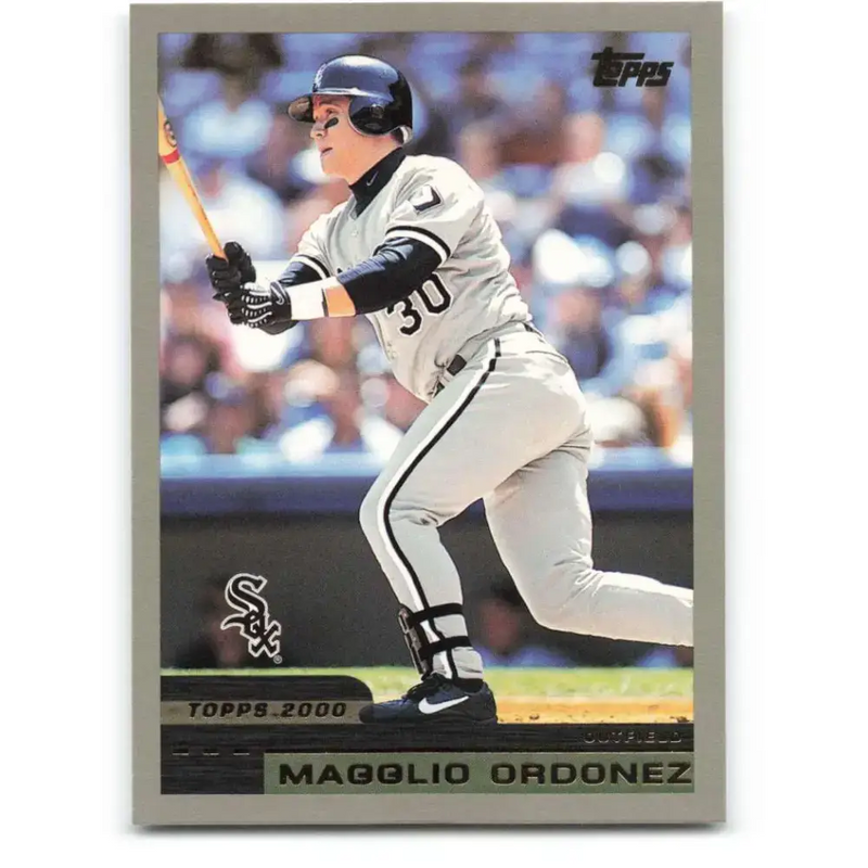 2000 Topps #13 Magglio Ordonez EX Excellent Chicago White Sox Baseball Card - Baseball Card Single