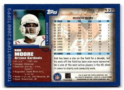 2000 Topps #132 Rob Moore - Football Card Single
