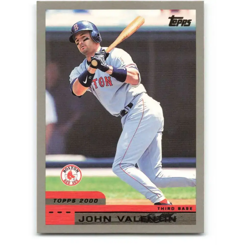 2000 Topps #135 John Valentin EX Excellent Boston Red Sox Baseball Card - Baseball Card Single