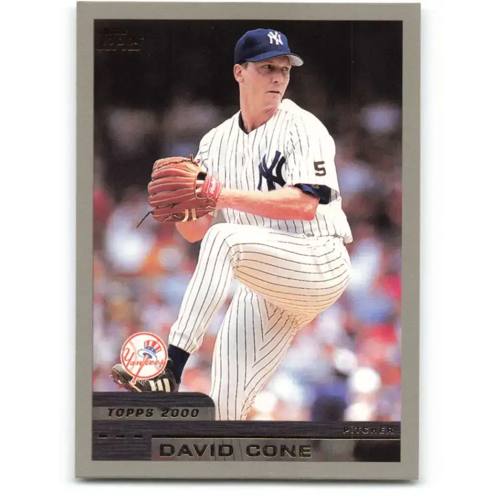 2000 Topps #138 David Cone EX Excellent New York Yankees Baseball Card - Baseball Card Single