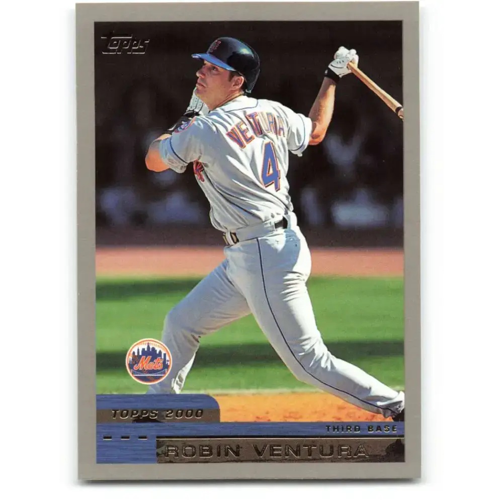 2000 Topps #144 Robin Ventura EX Excellent New York Mets Baseball Card - Baseball Card Single