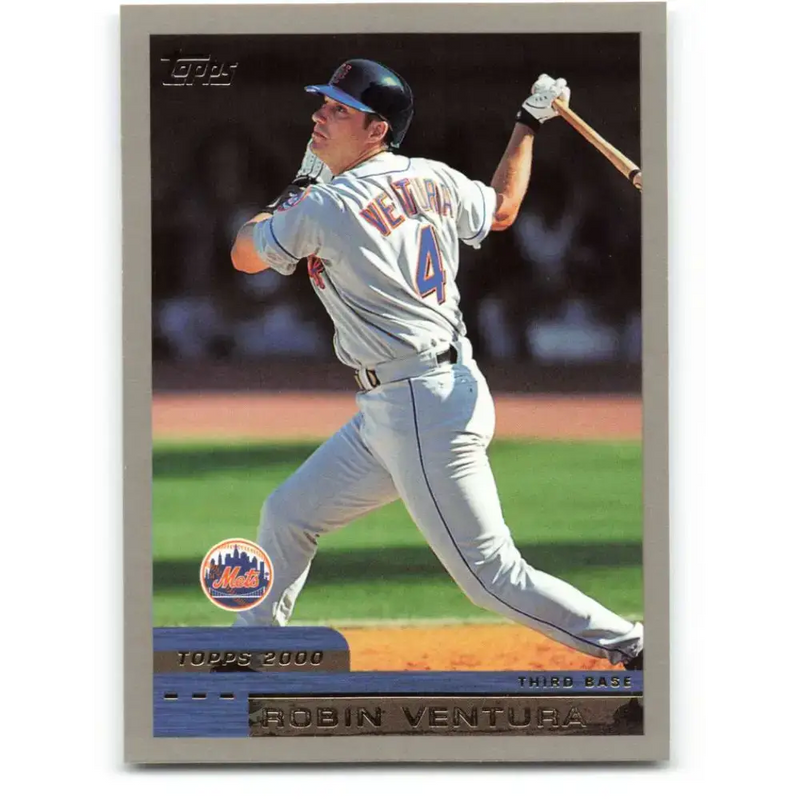 2000 Topps #144 Robin Ventura EX Excellent New York Mets Baseball Card - Baseball Card Single
