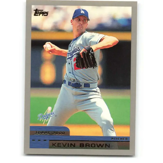 2000 Topps #145 Kevin Brown EX Excellent Los Angeles Dodgers Baseball Card