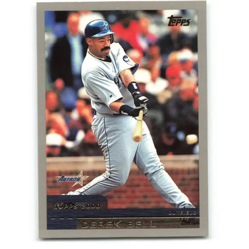 2000 Topps #148 Derek Bell EX Excellent Houston Astros Baseball Card - Baseball Card Single