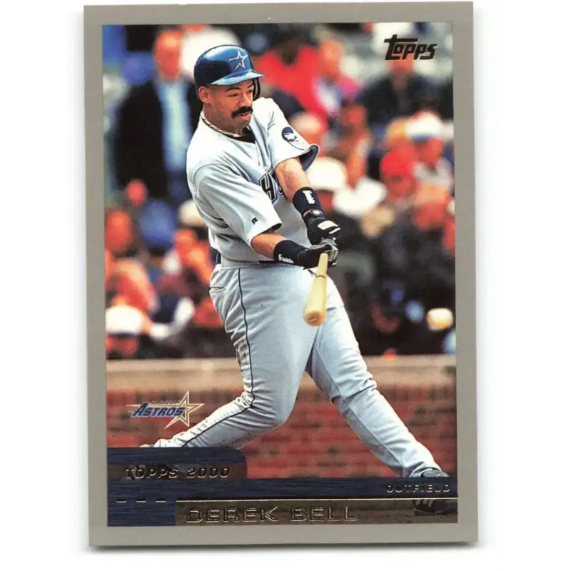 2000 Topps #148 Derek Bell EX Excellent Houston Astros Baseball Card - Baseball Card Single