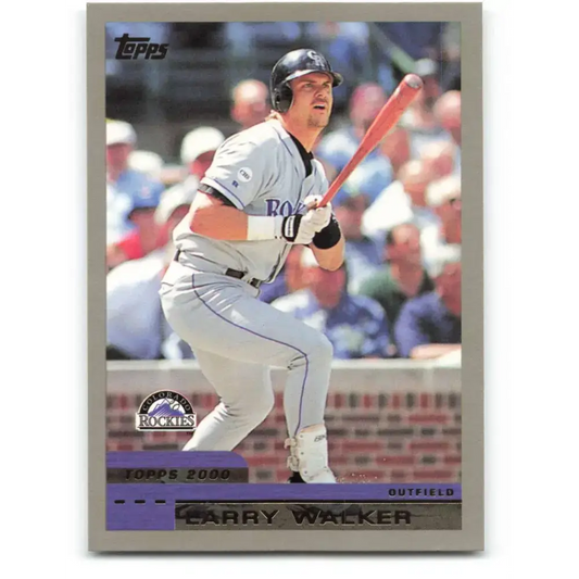 2000 Topps #150 Larry Walker EX Excellent Colorado Rockies Baseball Card