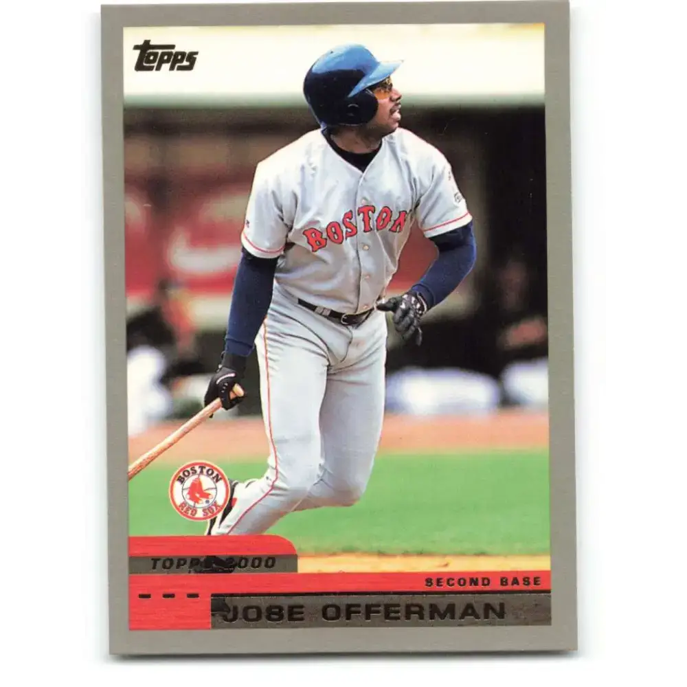 2000 Topps #152 Jose Offerman EX Excellent Boston Red Sox Baseball Card - Baseball Card Single