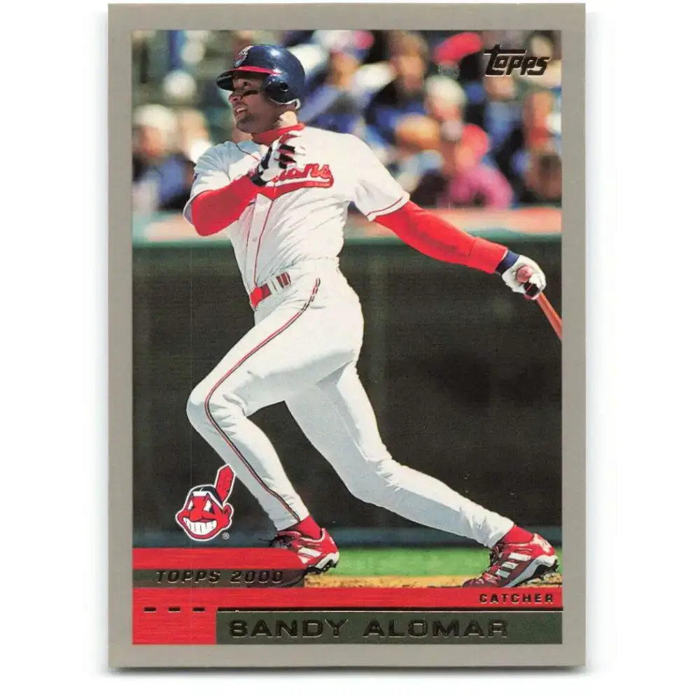 2000 Topps #155 Sandy Alomar Jr. EX Excellent Cleveland Indians Baseball Card - Baseball Card Single