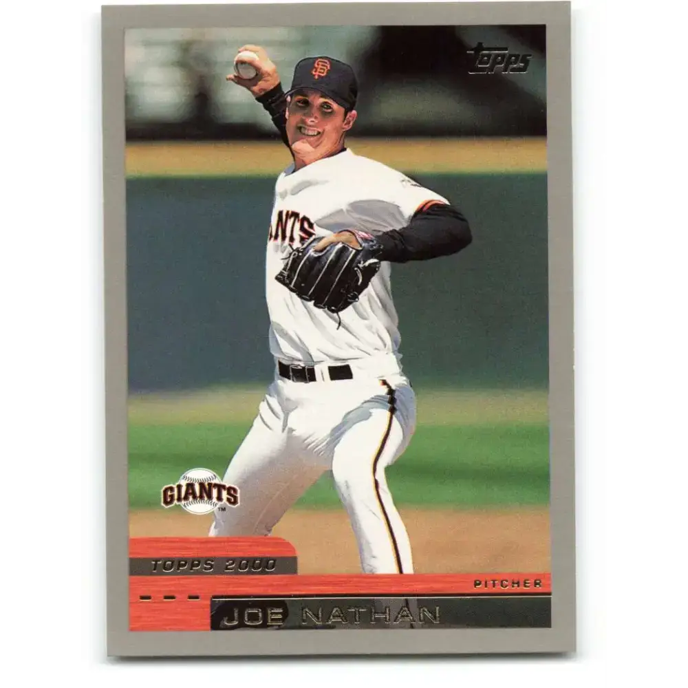 2000 Topps #156 Joe Nathan EX Excellent San Francisco Giants Baseball Card - Baseball Card Single