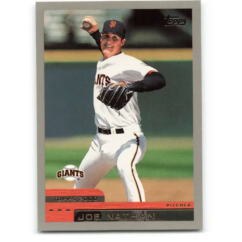 2000 Topps #156 Joe Nathan EX Excellent San Francisco Giants Baseball Card - Baseball Card Single