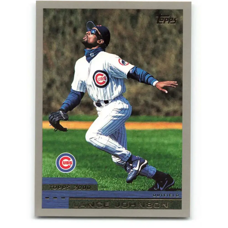 2000 Topps #157 Lance Johnson EX Excellent Chicago Cubs Baseball Card - Baseball Card Single