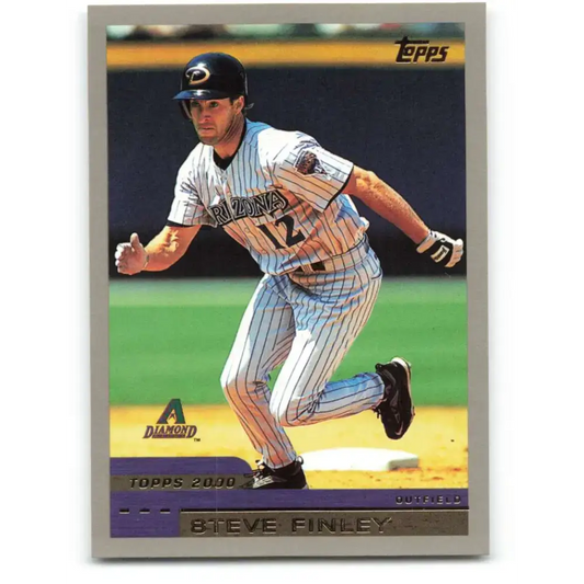 2000 Topps #160 Steve Finley EX Excellent Arizona Diamondbacks Baseball Card