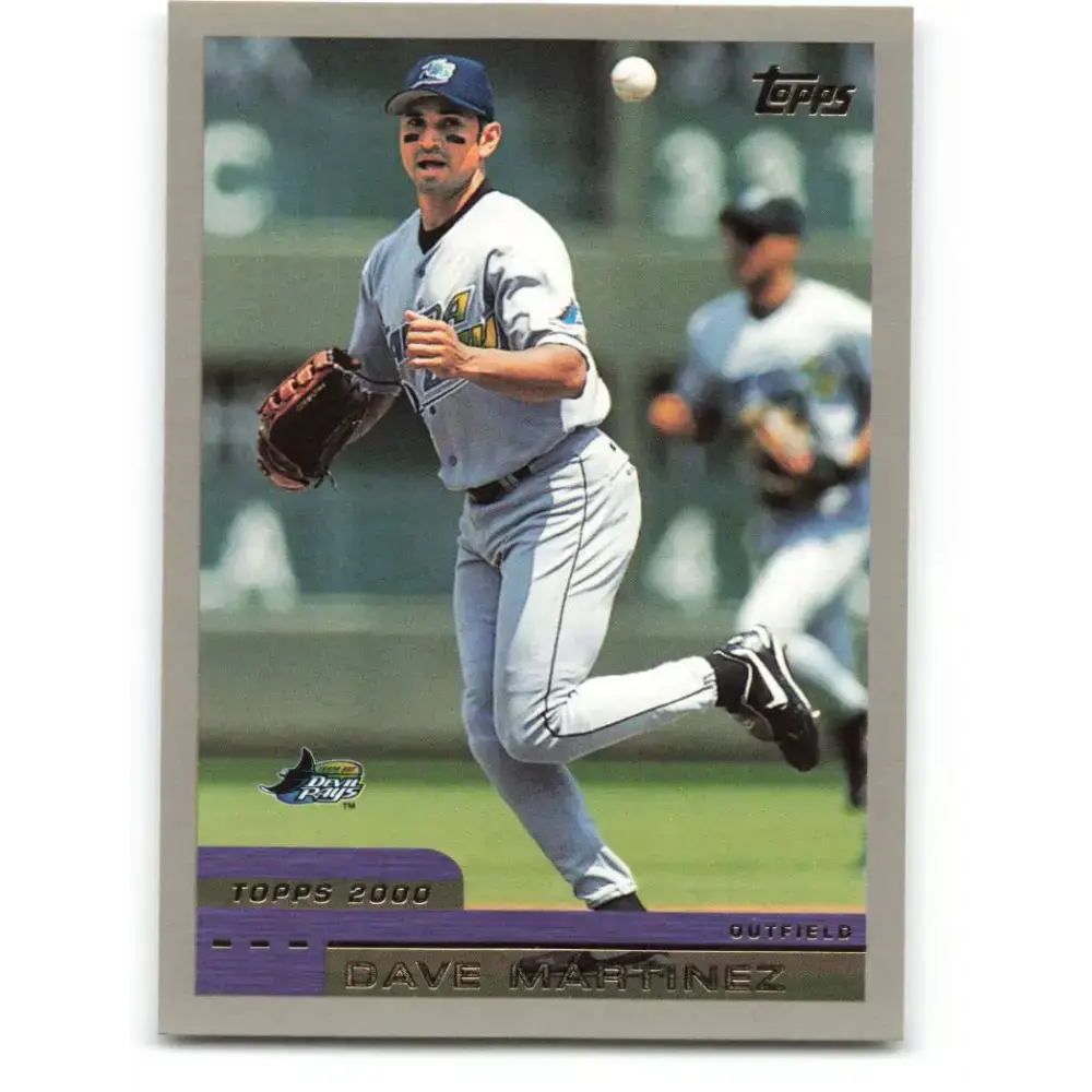 2000 Topps #161 Dave Martinez EX Excellent Tampa Bay Devil Rays Baseball Card - Baseball Card Single