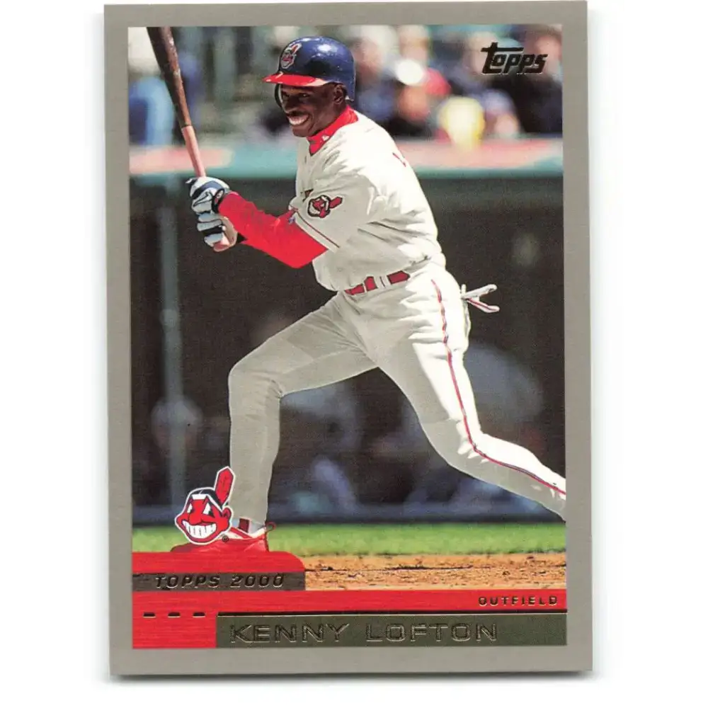 2000 Topps #165 Kenny Lofton EX Excellent Cleveland Indians Baseball Card - Baseball Card Single