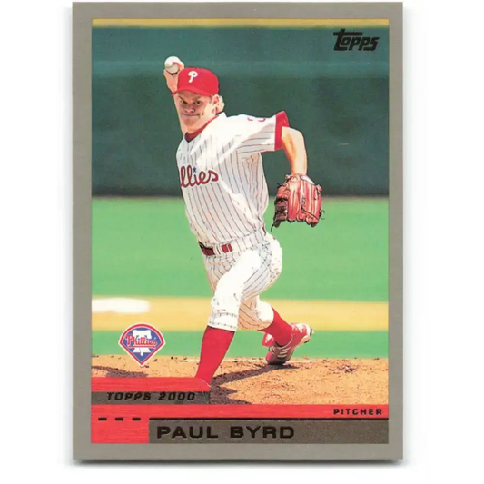 2000 Topps #166 Paul Byrd EX Excellent Philadelphia Phillies Baseball Card