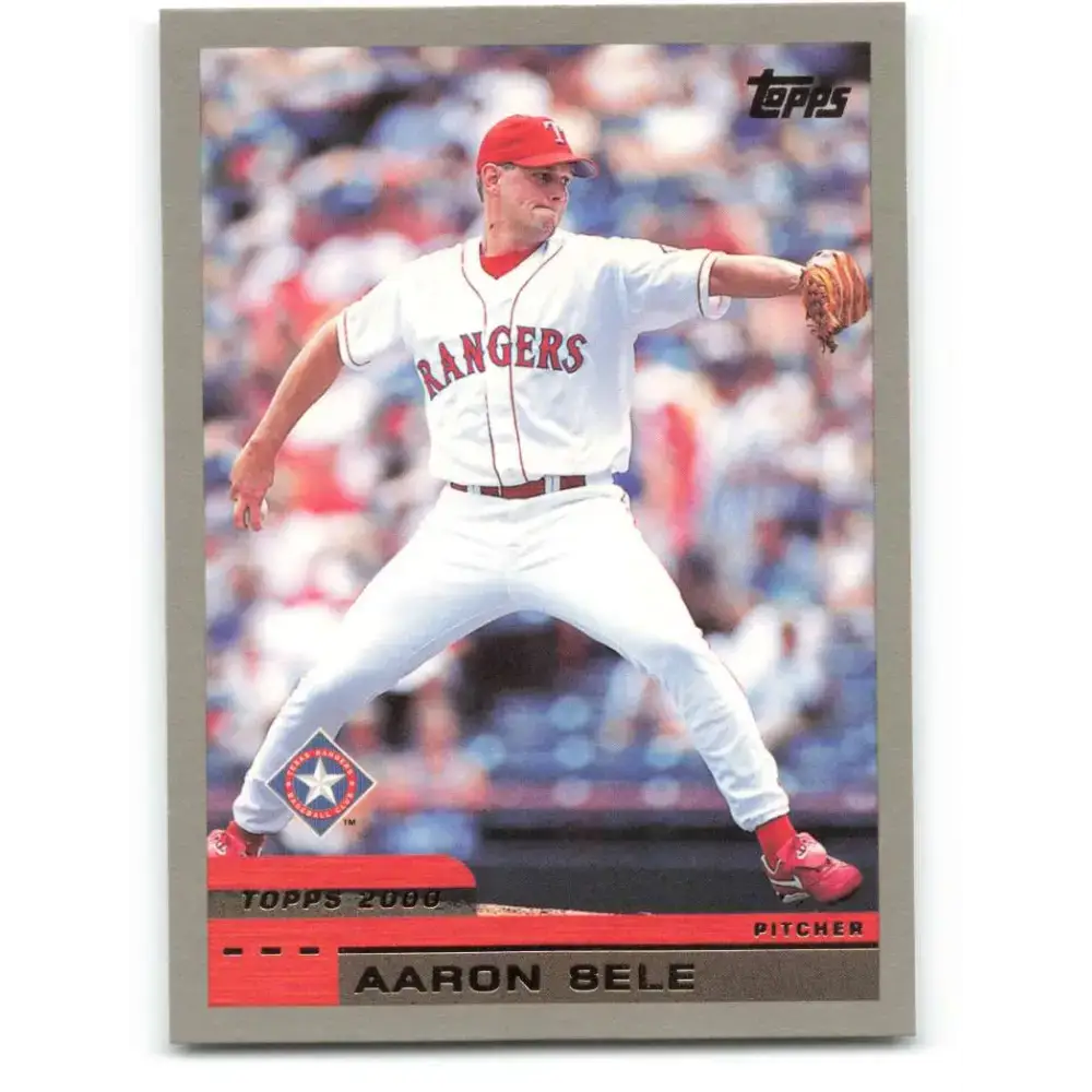 2000 Topps #167 Aaron Sele EX Excellent Texas Rangers Baseball Card - Baseball Card Single