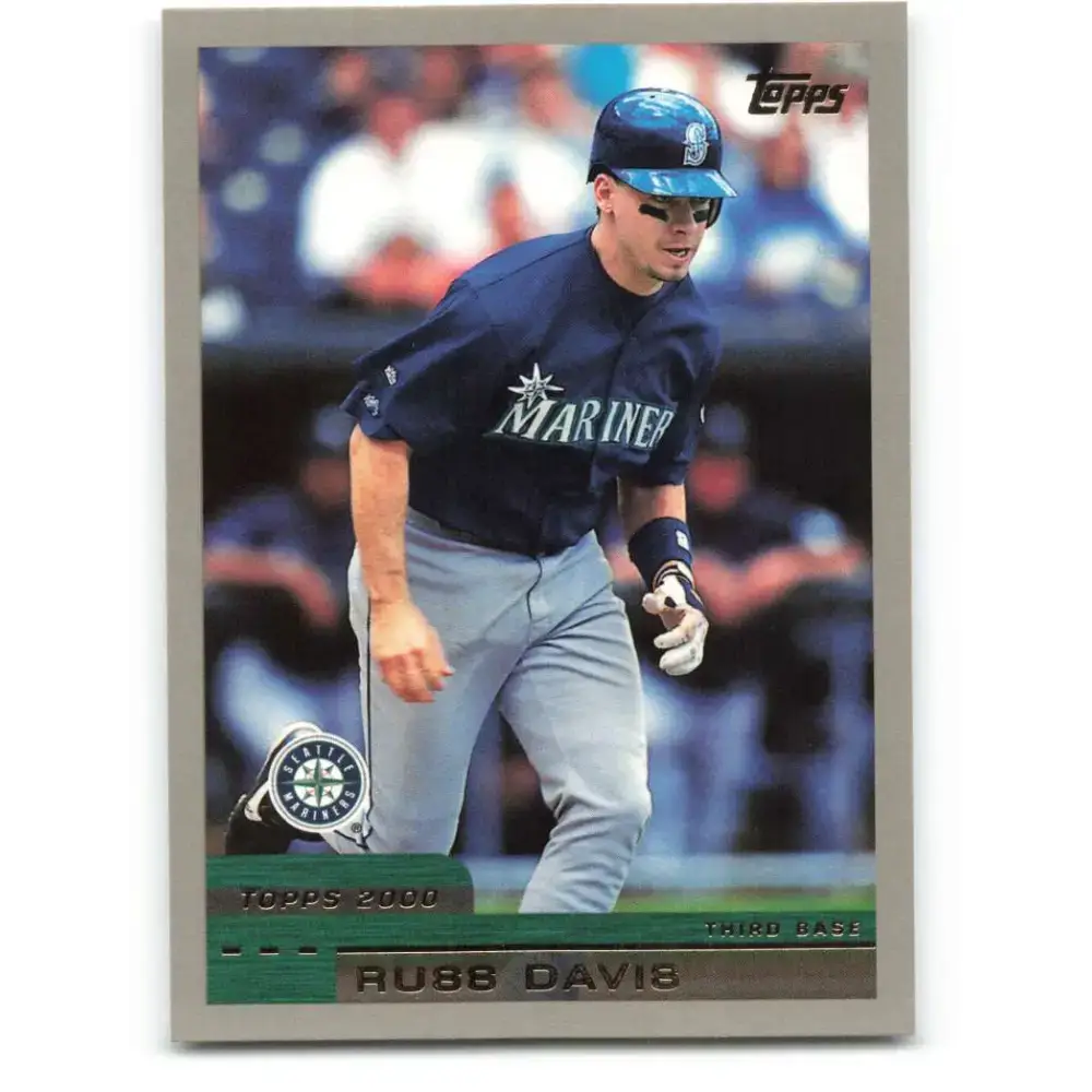 2000 Topps #17 Russ Davis EX Excellent Seattle Mariners Baseball Card - Baseball Card Single