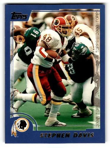 2000 Topps #170 Stephen Davis Washington Redskins Football Cards EX/ ID:61746 - Football Card Single
