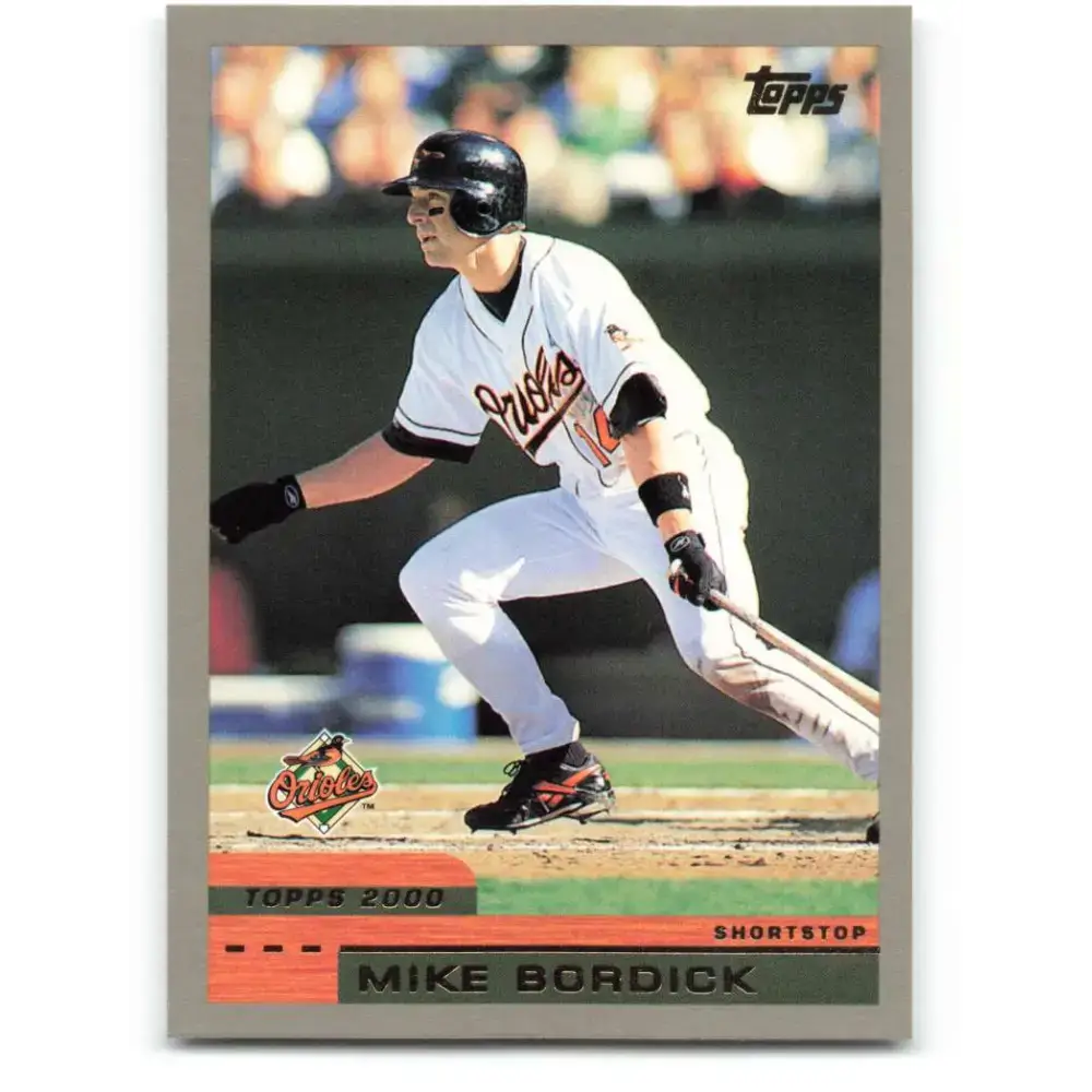 2000 Topps #172 Mike Bordick EX Excellent Baltimore Orioles Baseball Card - Baseball Card Single