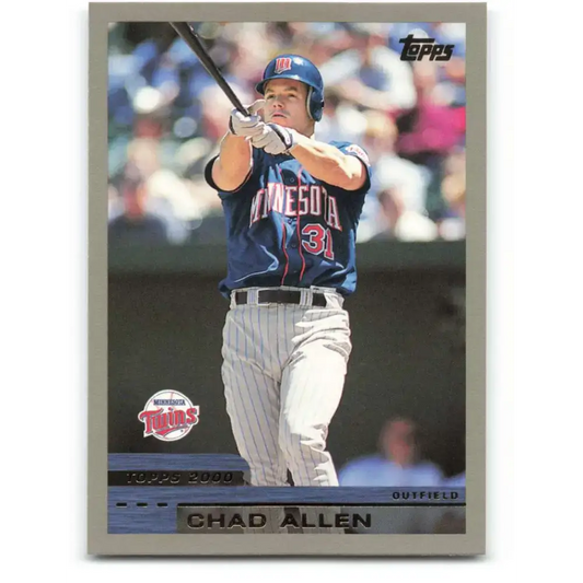 2000 Topps #177 Chad Allen EX Excellent Minnesota Twins Baseball Card