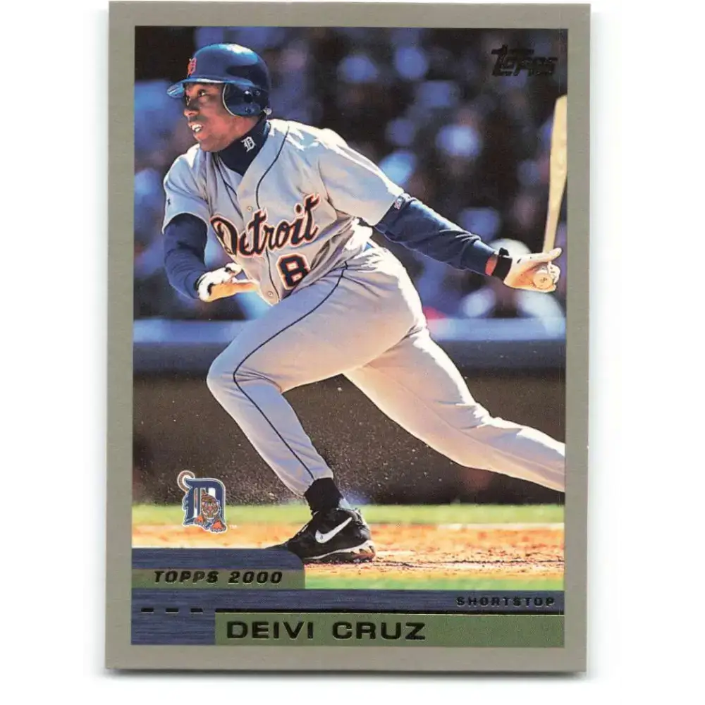 2000 Topps #179 Deivi Cruz EX Excellent Detroit Tigers Baseball Card - Baseball Card Single