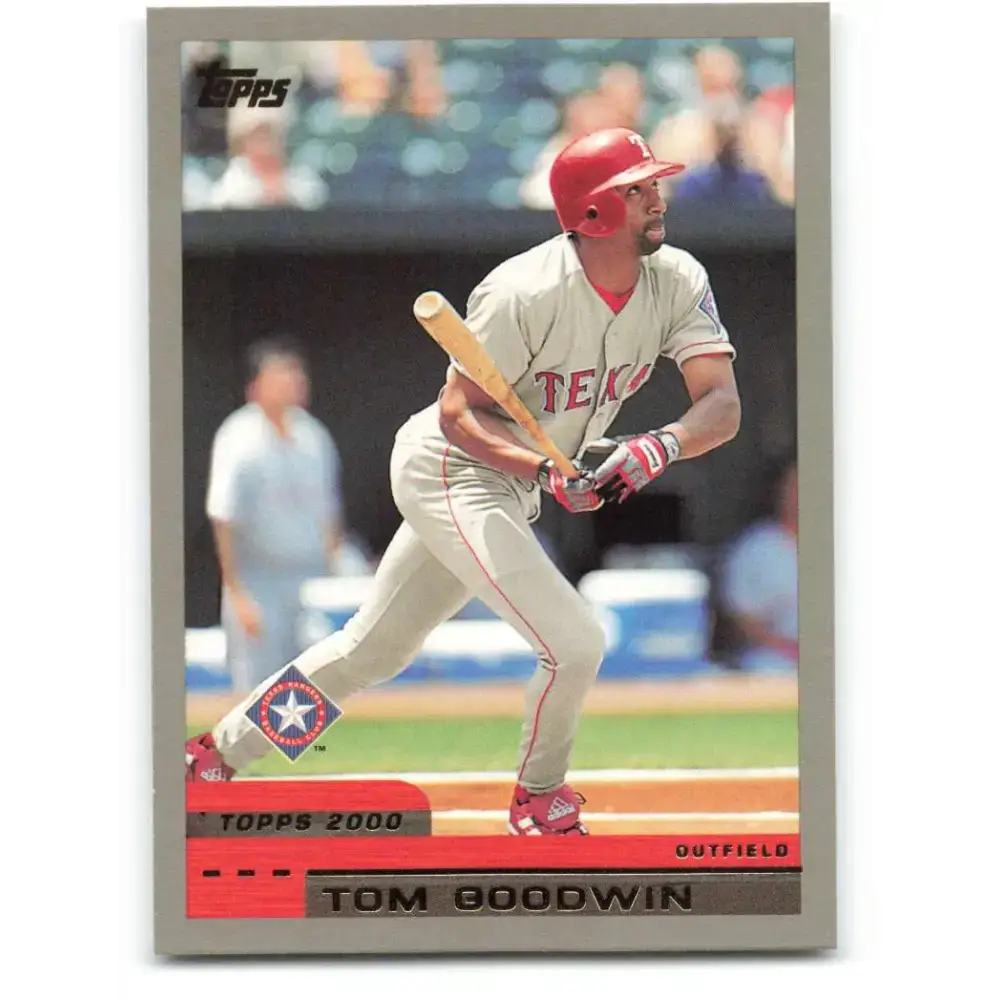 2000 Topps #183 Tom Goodwin EX Excellent Texas Rangers Baseball Card - Baseball Card Single