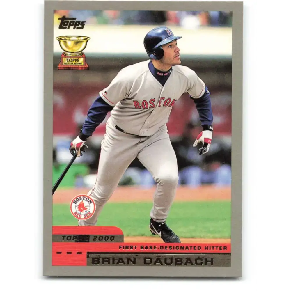 2000 Topps #184 Brian Daubach EX Excellent Boston Red Sox Baseball Card - Baseball Card Single