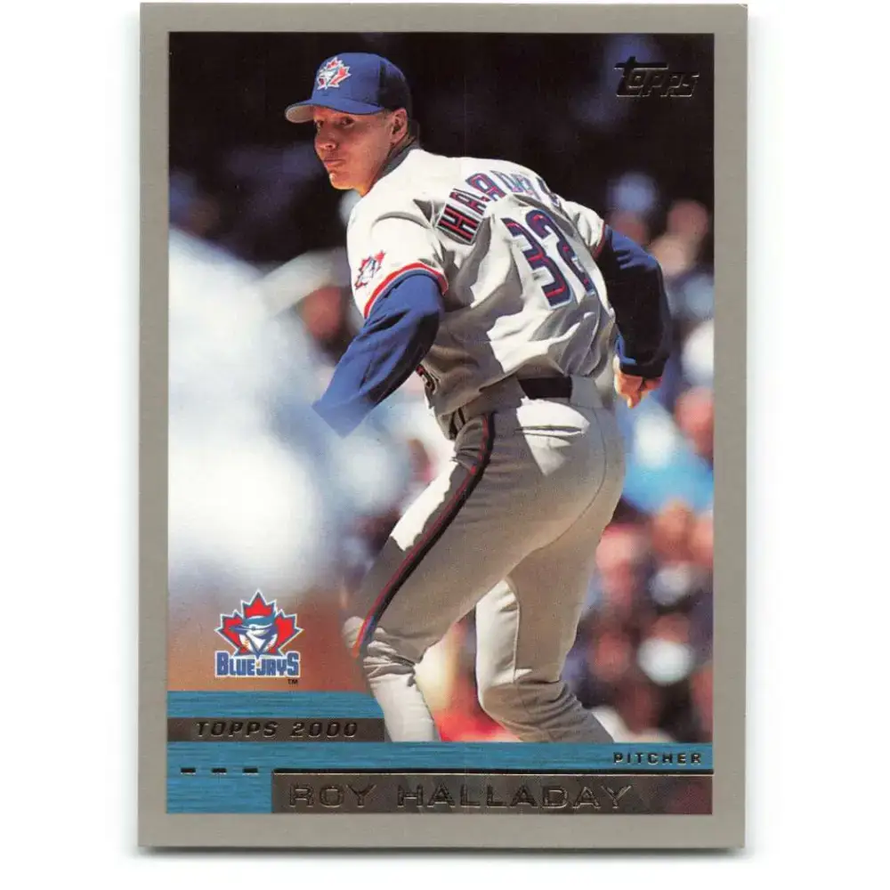 2000 Topps #186 Roy Halladay EX Excellent Toronto Blue Jays Baseball Card - Baseball Card Single