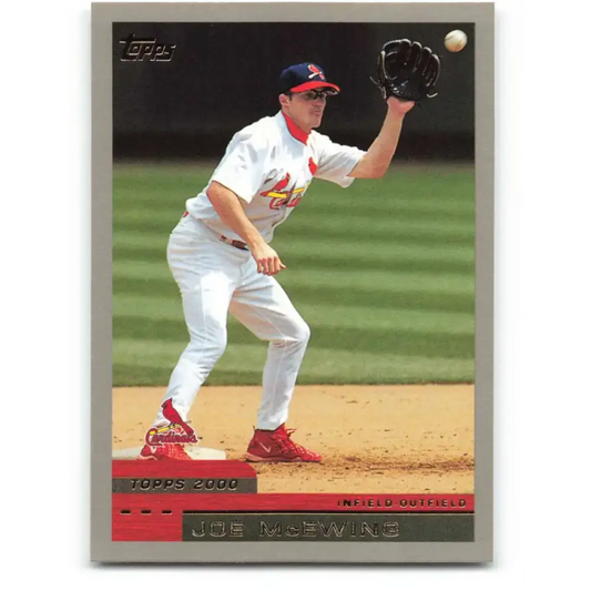 2000 Topps #192 Joe McEwing EX Excellent St. Louis Cardinals Baseball Card - Baseball Card Single