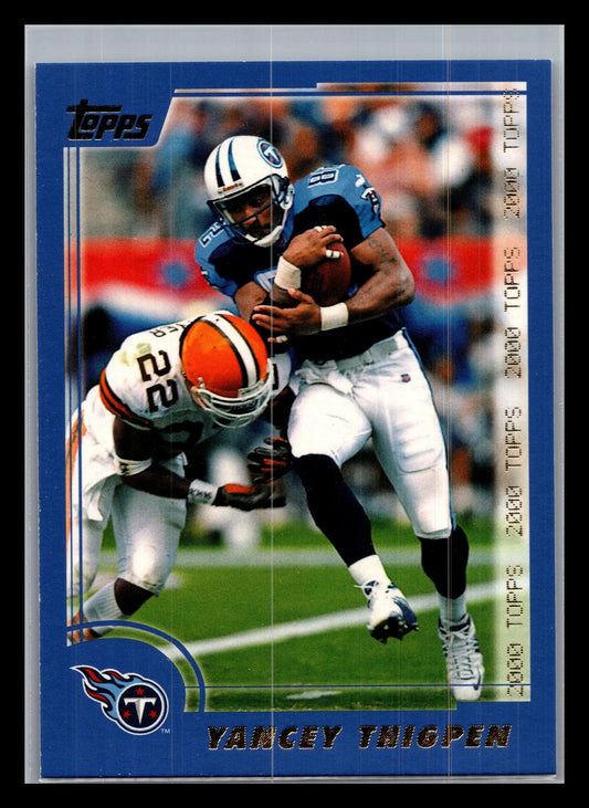 2000 Topps #195 Yancey Thigpen Tennessee Titans - Football Card Single