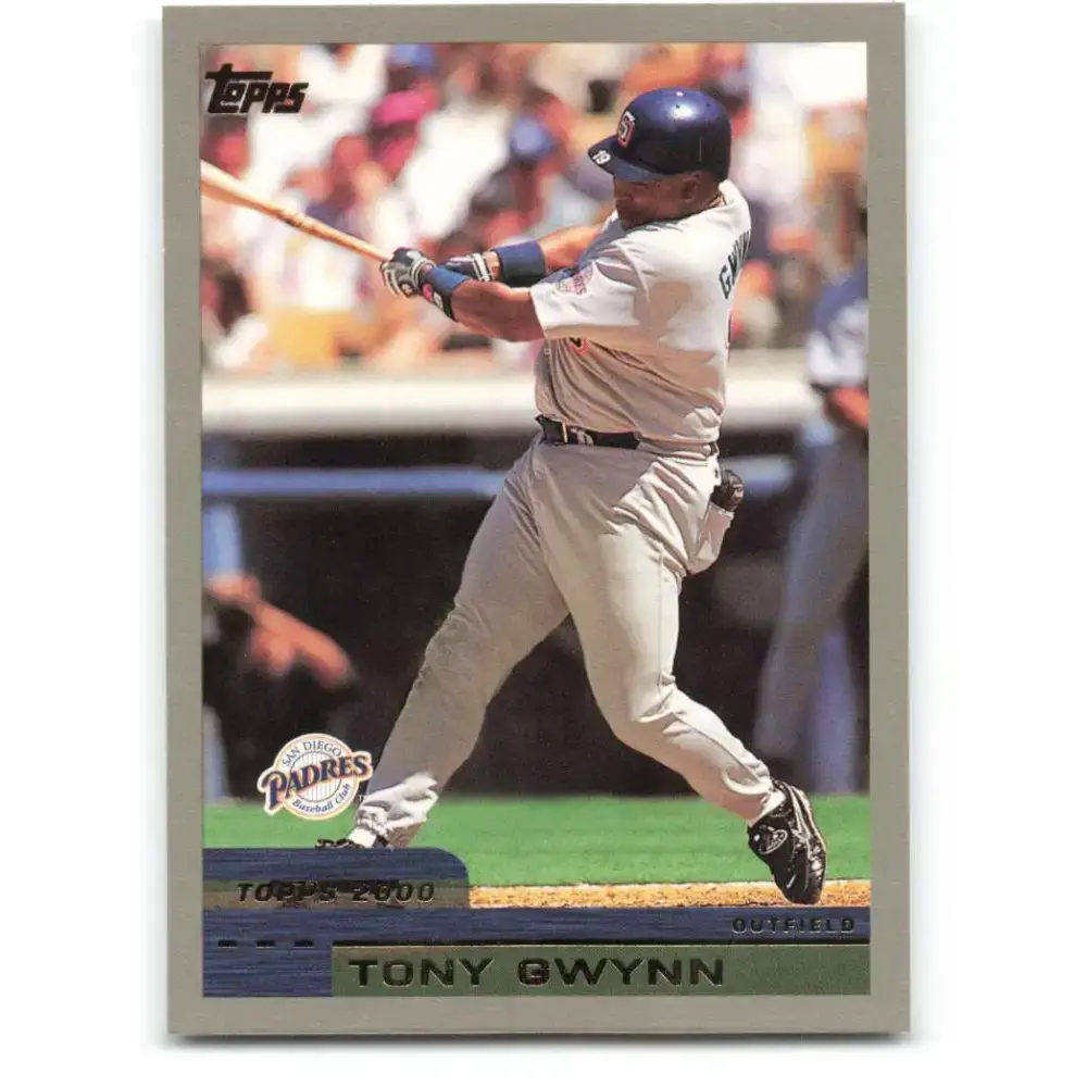 2000 Topps #2 Tony Gwynn EX Excellent San Diego Padres Baseball Card - Baseball Card Single