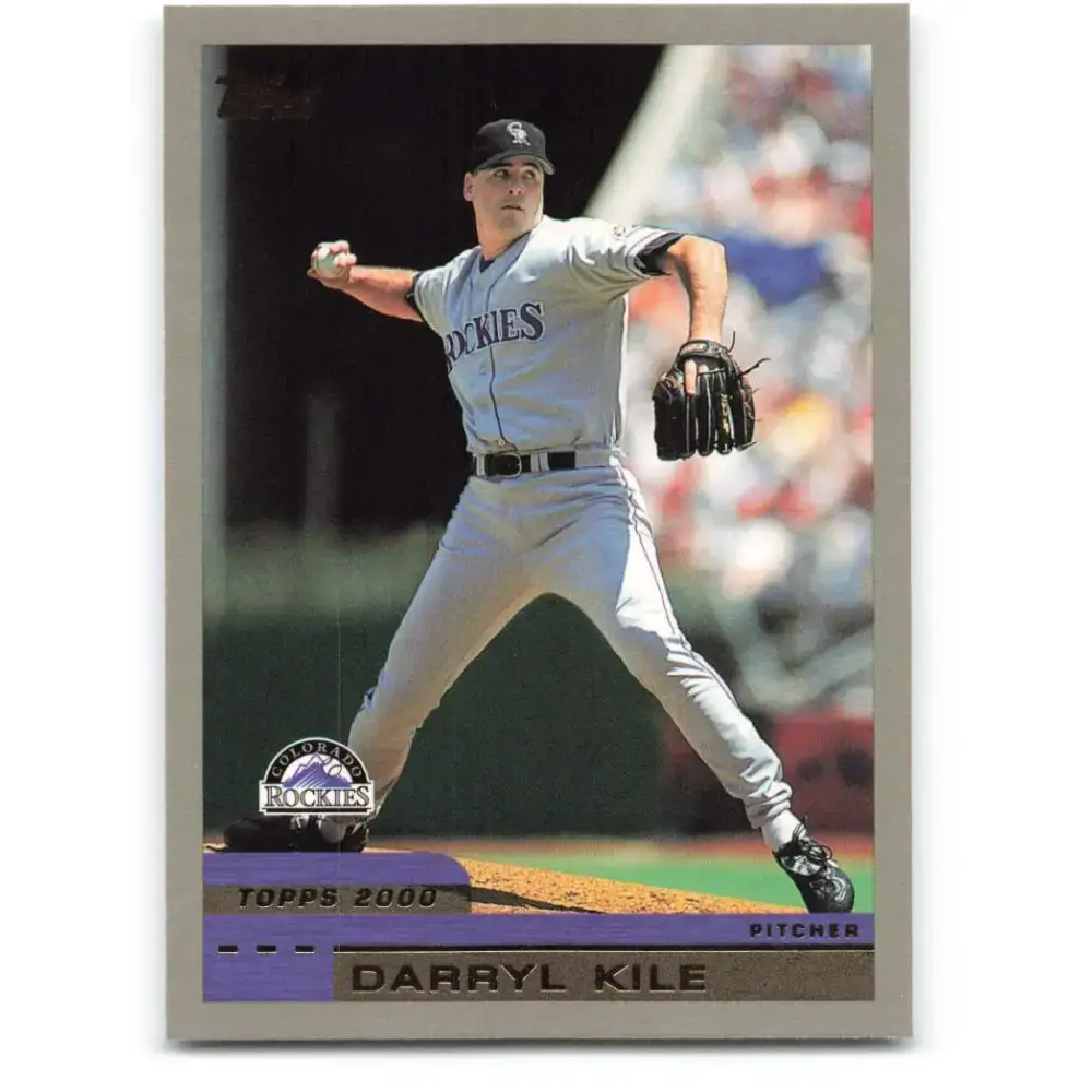 2000 Topps #20 Darryl Kile EX Excellent Colorado Rockies Baseball Card - Baseball Card Single