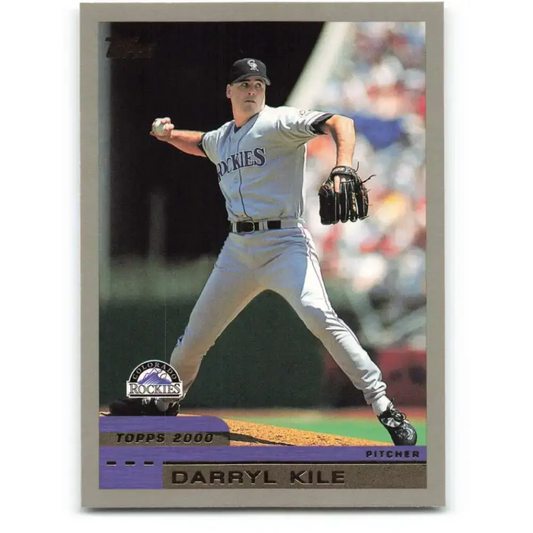 2000 Topps #20 Darryl Kile EX Excellent Colorado Rockies Baseball Card