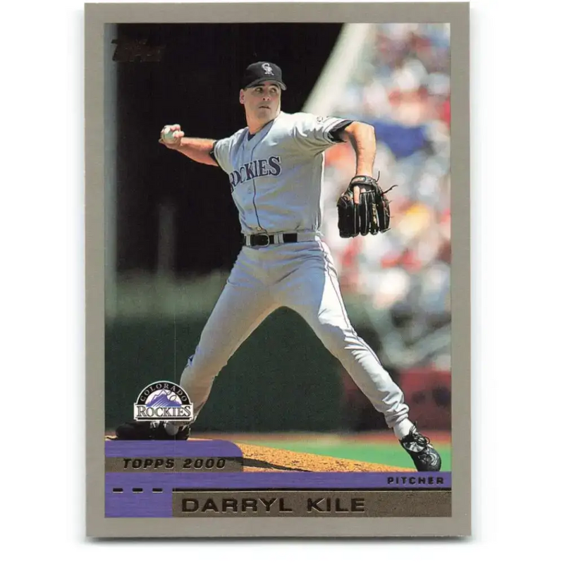 2000 Topps #20 Darryl Kile EX Excellent Colorado Rockies Baseball Card - Baseball Card Single