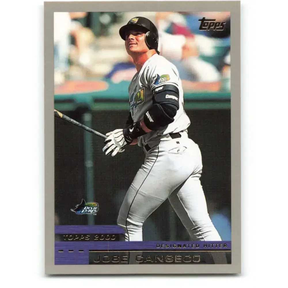 2000 Topps #200 Jose Canseco EX Excellent Tampa Bay Devil Rays Baseball Card - Baseball Card Single