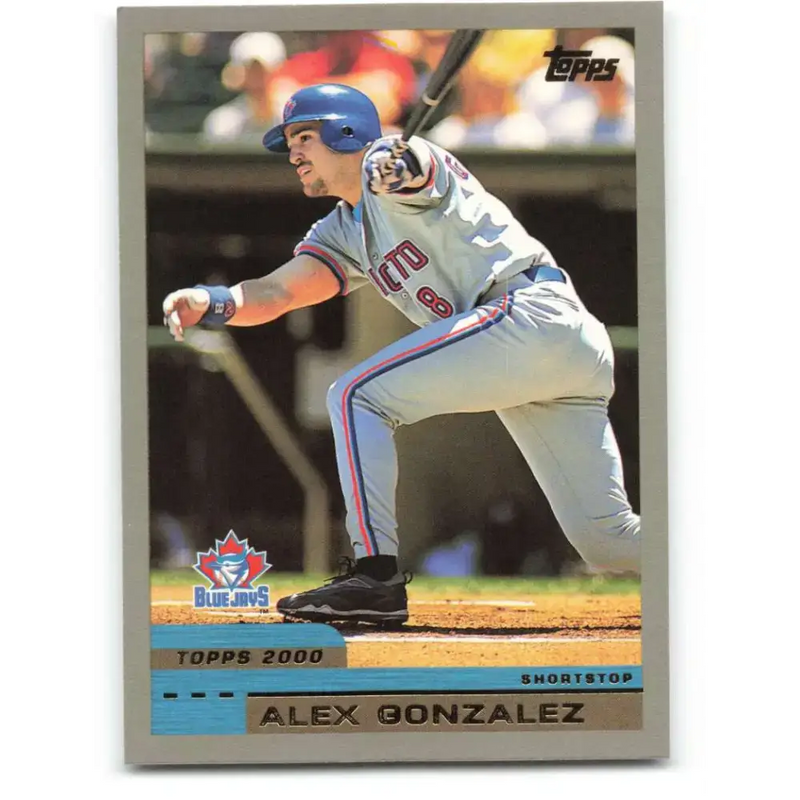 2000 Topps #201 Alex Gonzalez EX Excellent Toronto Blue Jays Baseball Card - Baseball Card Single
