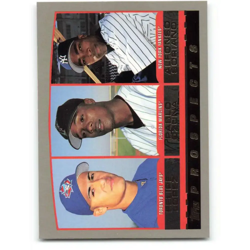 2000 Topps #203 Felipe Lopez/Pablo Ozuna/Alfonso Soriano EX Excellent New York Yankees/Florida Marlins/Toronto Blue