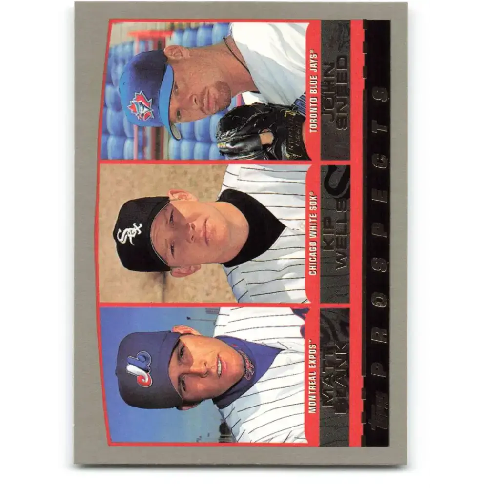 2000 Topps #205 Matt Blank/Kip Wells/John Sneed EX Excellent RC Rookie Toronto Blue Jays/Montreal Expos/Chicago White