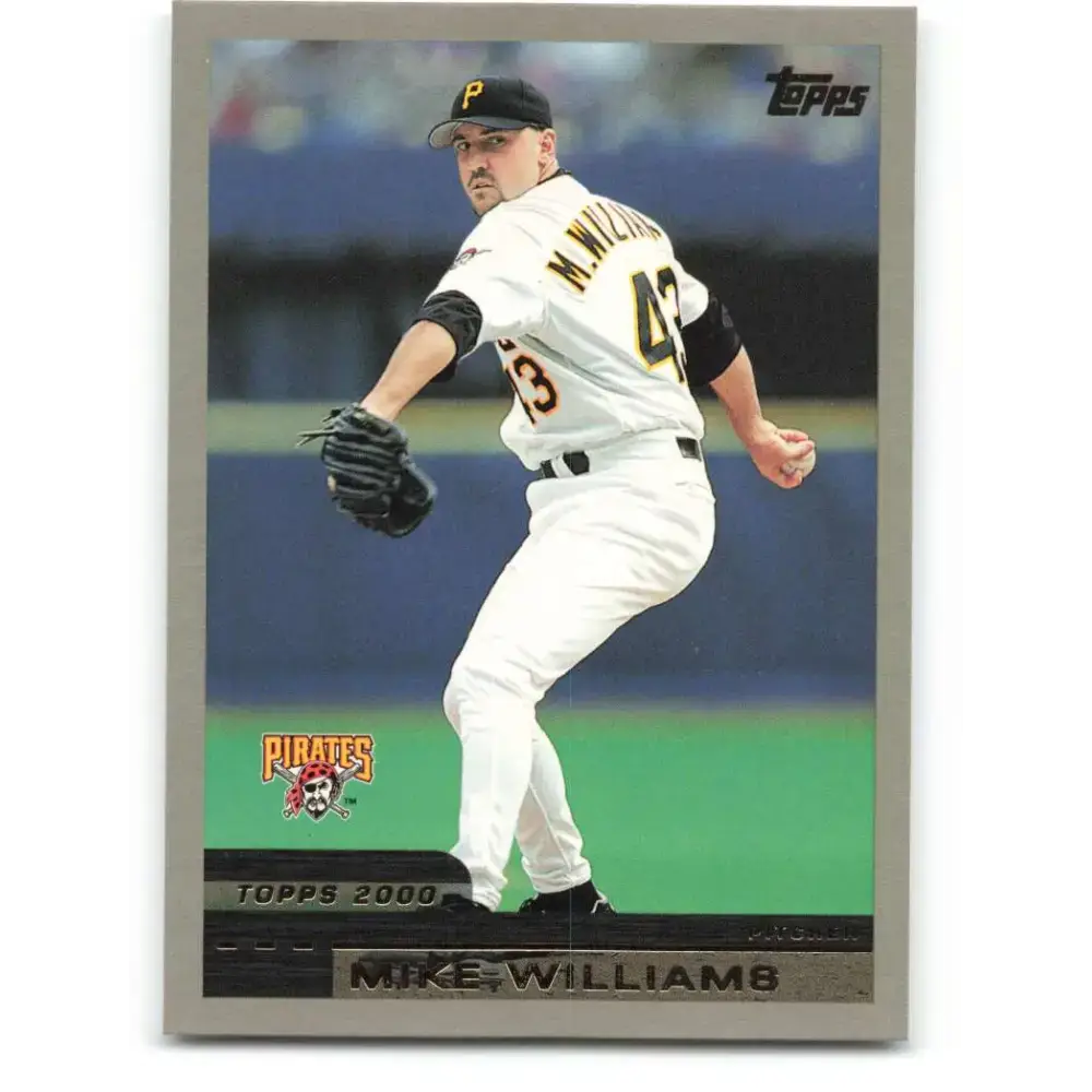 2000 Topps #22 Mike Williams EX Excellent Pittsburgh Pirates Baseball Card - Baseball Card Single