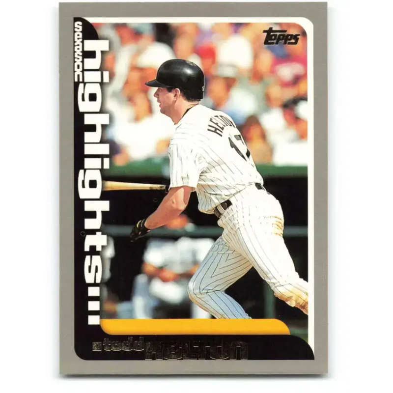 2000 Topps #221 Todd Helton EX Excellent Colorado Rockies Baseball Card - Baseball Card Single