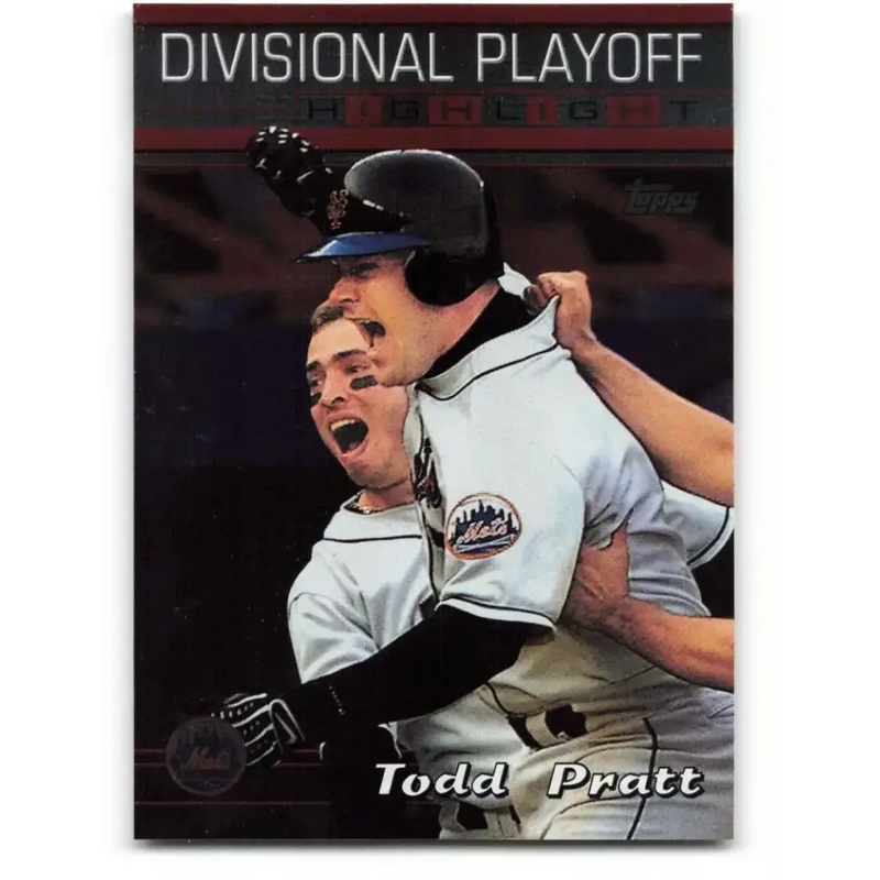 2000 Topps #223 Todd Pratt EX Excellent New York Mets Baseball Card - Baseball Card Single