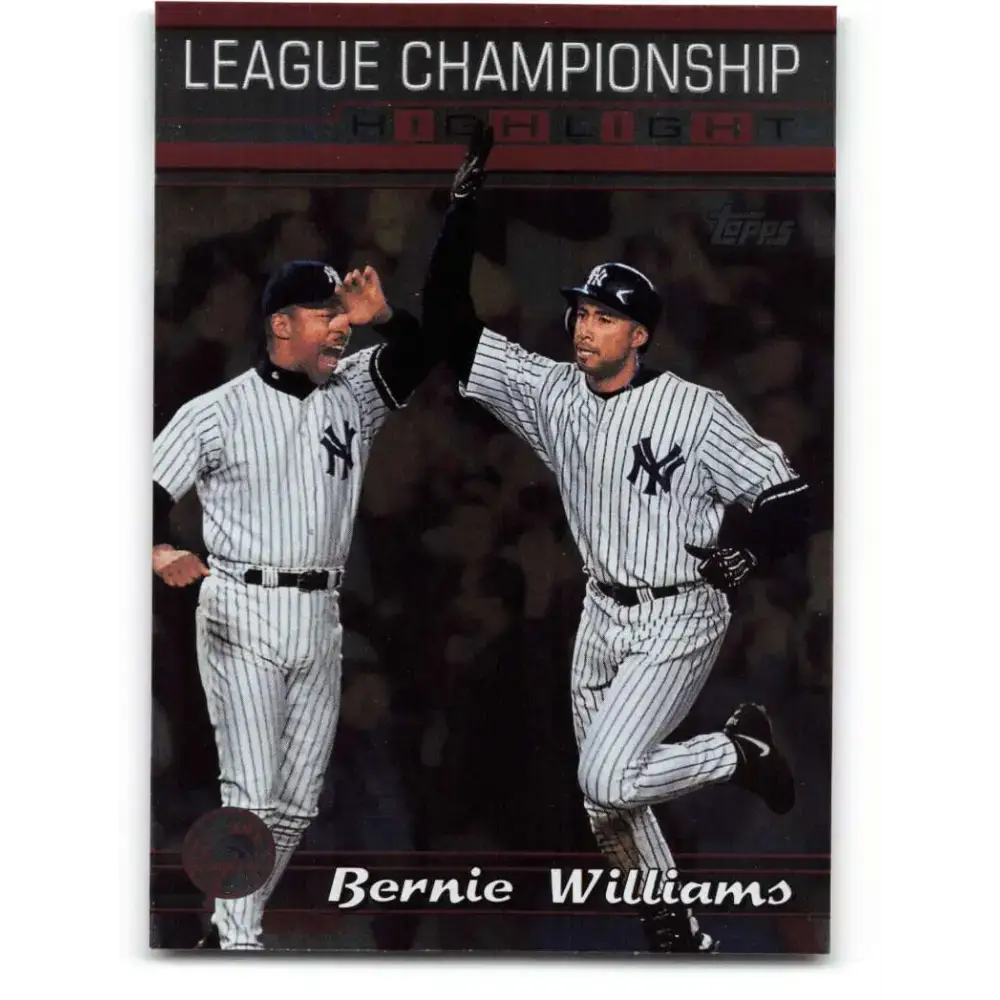 2000 Topps #227 Bernie Williams EX Excellent New York Yankees Baseball Card - Baseball Card Single